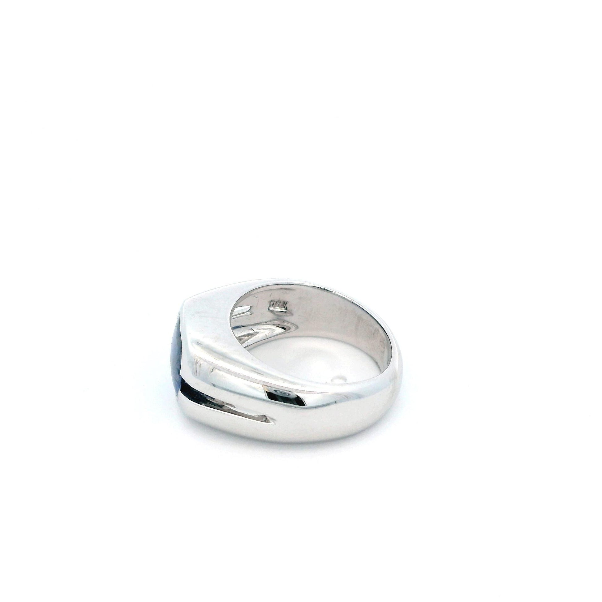 Vintage Tiffany & Co. Iolite 18K White Gold Solitaire Ring
