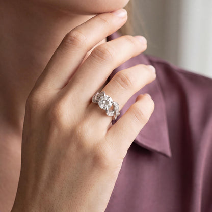 Verdura crossover diamond sided ring 2.80 euro diamond