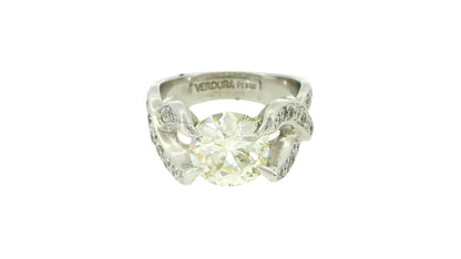 Verdura crossover diamond sided ring 2.80 euro diamond
