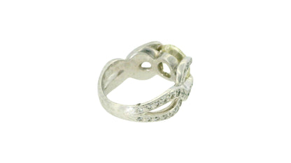 Verdura crossover diamond sided ring 2.80 euro diamond