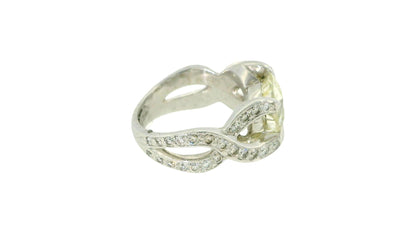 Verdura crossover diamond sided ring 2.80 euro diamond