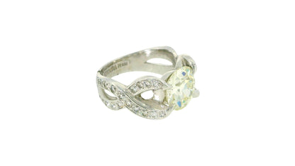 Verdura crossover diamond sided ring 2.80 euro diamond