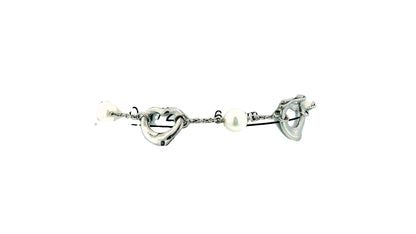 Tiffany & Co. Platinum  Pearl & Hearts Bracelet