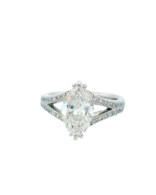 Platinum Ring with 2.5Ct diamond