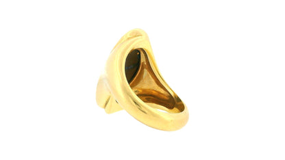 Freeform Opal Ring 18K Yellow Gold