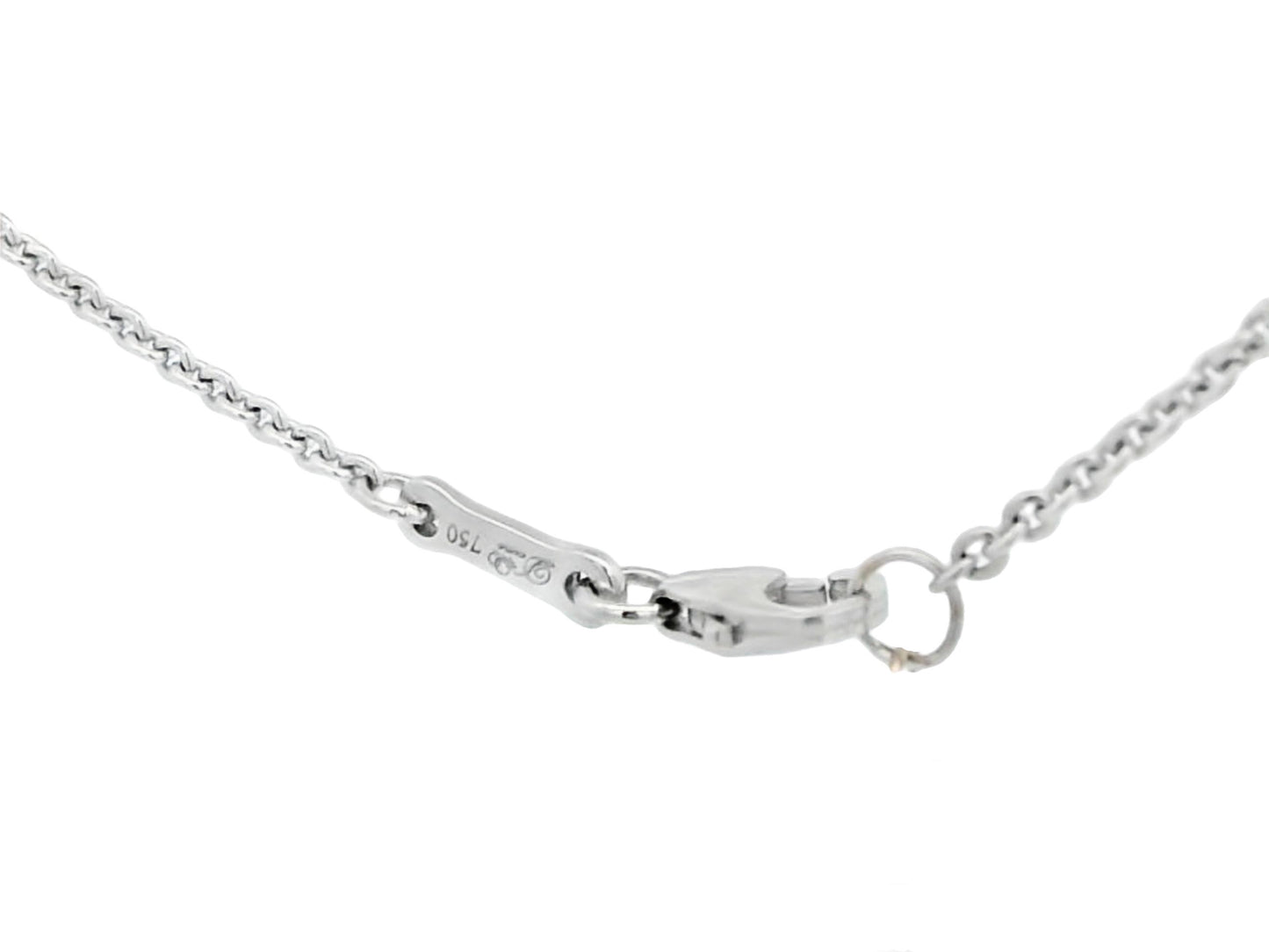 Cushion-Cut Diamond in 18K White Gold GIA Certified Pendant Necklace