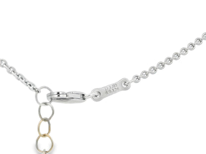 Cushion-Cut Diamond in 18K White Gold GIA Certified Pendant Necklace