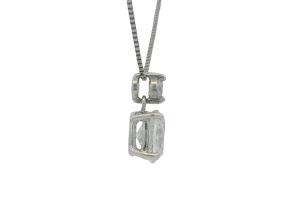 Platinum Diamond pedant necklace W/Certificate