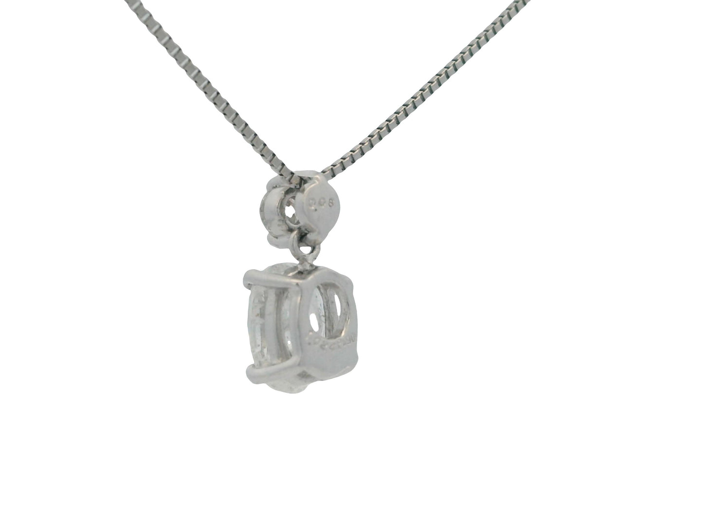Platinum Diamond pedant necklace W/Certificate