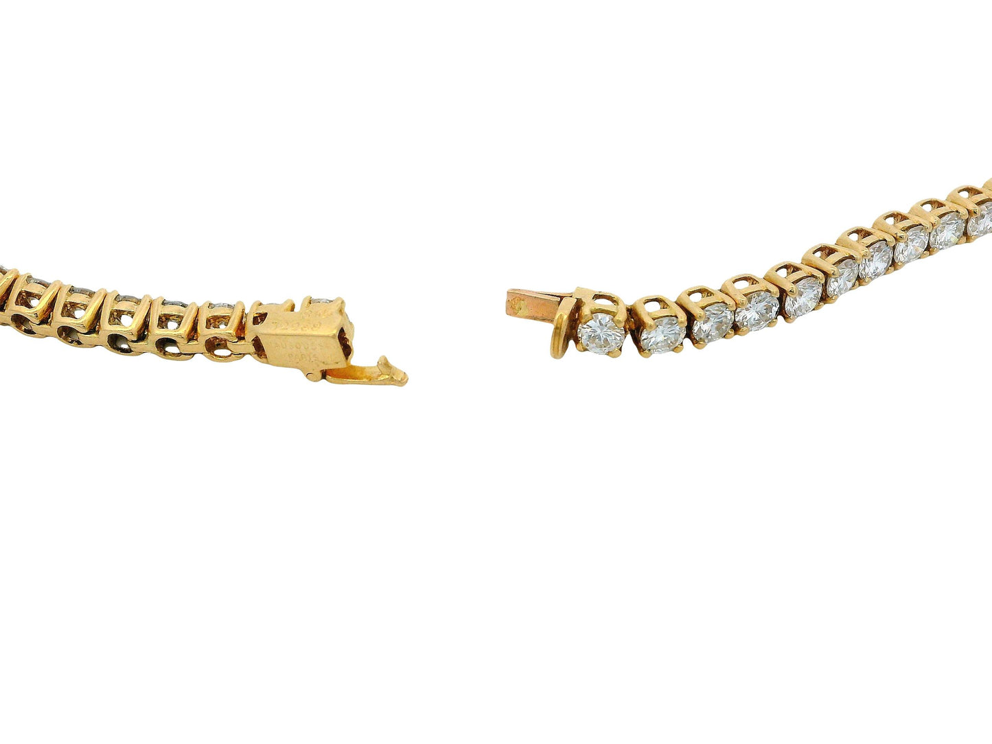 Mauboussin 18K Yellow Gold Necklace with Diamond and Sapphire