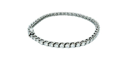 Cartier Platinum Diamond Line Bracelet