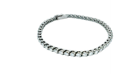 Cartier Platinum Diamond Line Bracelet