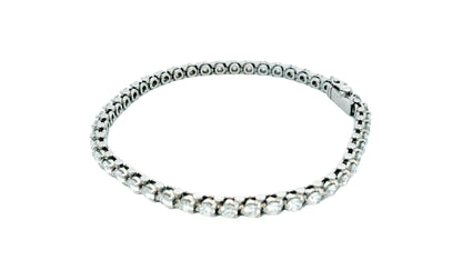 Cartier Platinum Diamond Line Bracelet