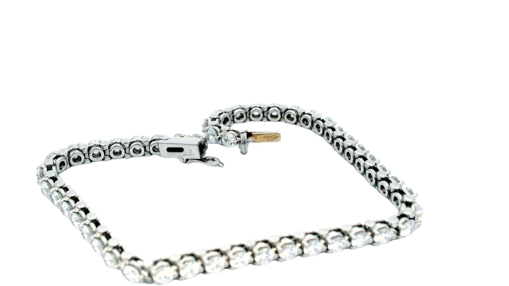Cartier Platinum Diamond Line Bracelet