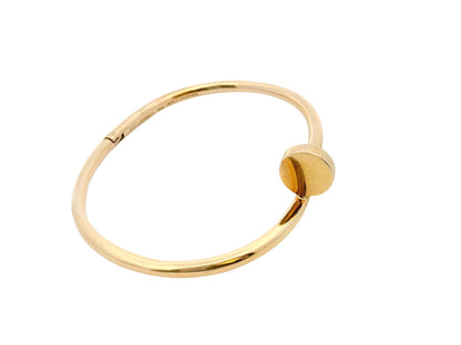 Cartier 18k Yellow Gold Aldo Cipullo Cartier Nail Bangle Bracelet