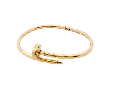 Cartier 18k Yellow Gold Aldo Cipullo Cartier Nail Bangle Bracelet