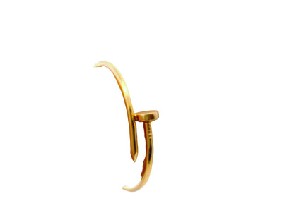 Cartier 18k Yellow Gold Aldo Cipullo Cartier Nail Bangle Bracelet