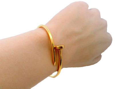 Cartier 18k Yellow Gold Aldo Cipullo Cartier Nail Bangle Bracelet