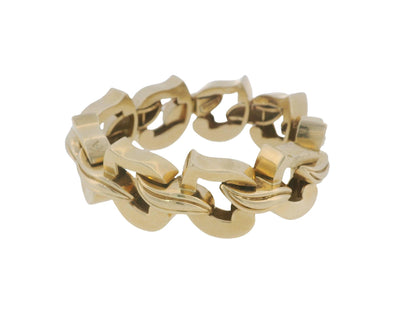 Tiffany & Co Retro 14K Gold Interlocking Links Bracelet