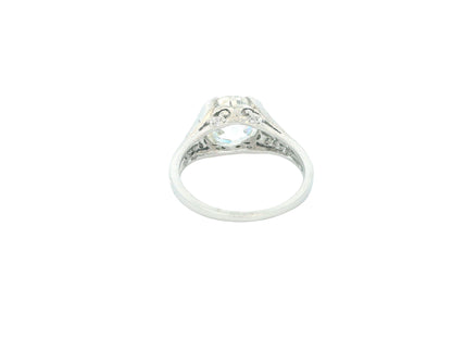 Tiffany & Co, Platinum Engagement Ring 3.03 Ct OMB W/GIA