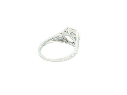 Tiffany & Co, Platinum Engagement Ring 3.03 Ct OMB W/GIA