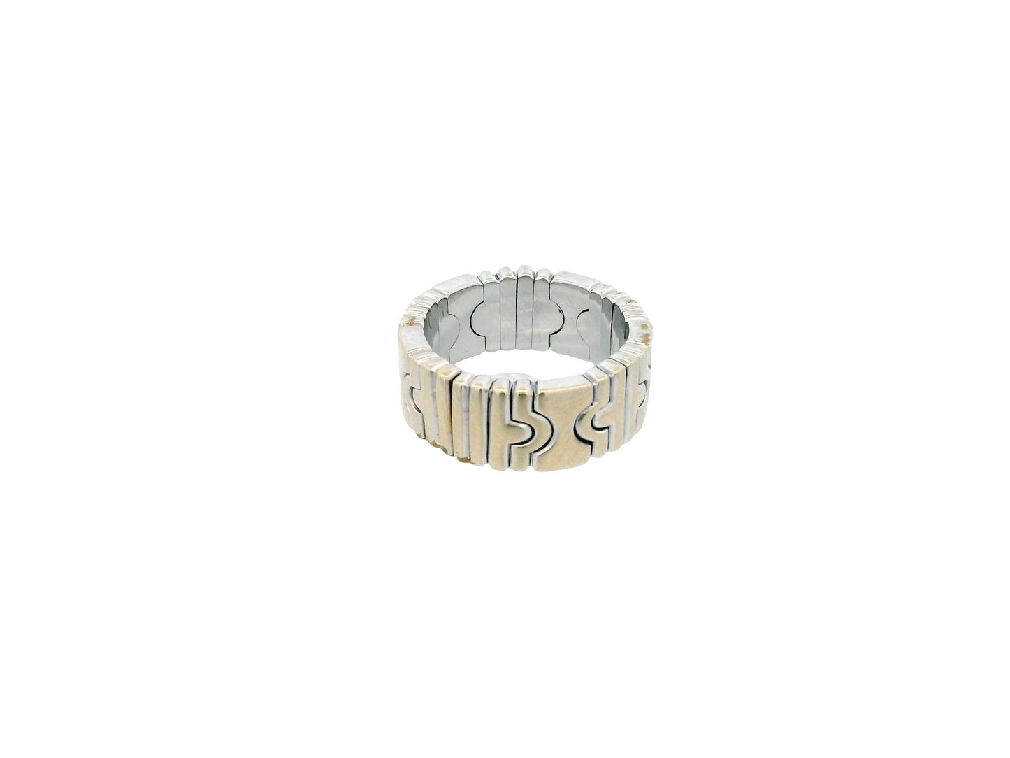 Bvlgari Parenthesis 18K White Gold Ring