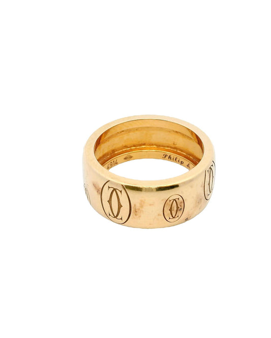 Cartier 18K Rose Gold Ring Size 51