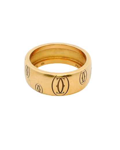 Cartier 18K Rose Gold Ring Size 57