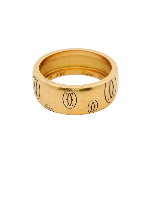Cartier 18K Rose Gold Ring Size 57