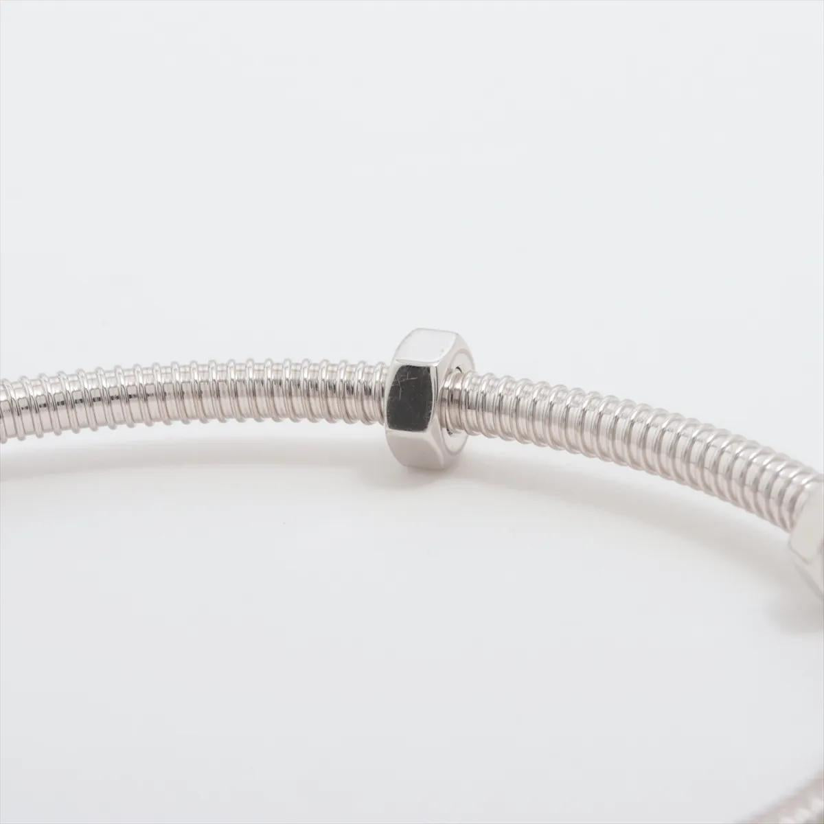 Écrou de Cartier Size '19' 18K White Gold Bracelet Box & Papers