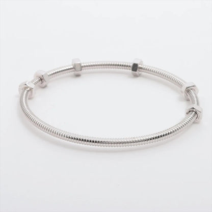 Écrou de Cartier Size '19' 18K White Gold Bracelet Box & Papers