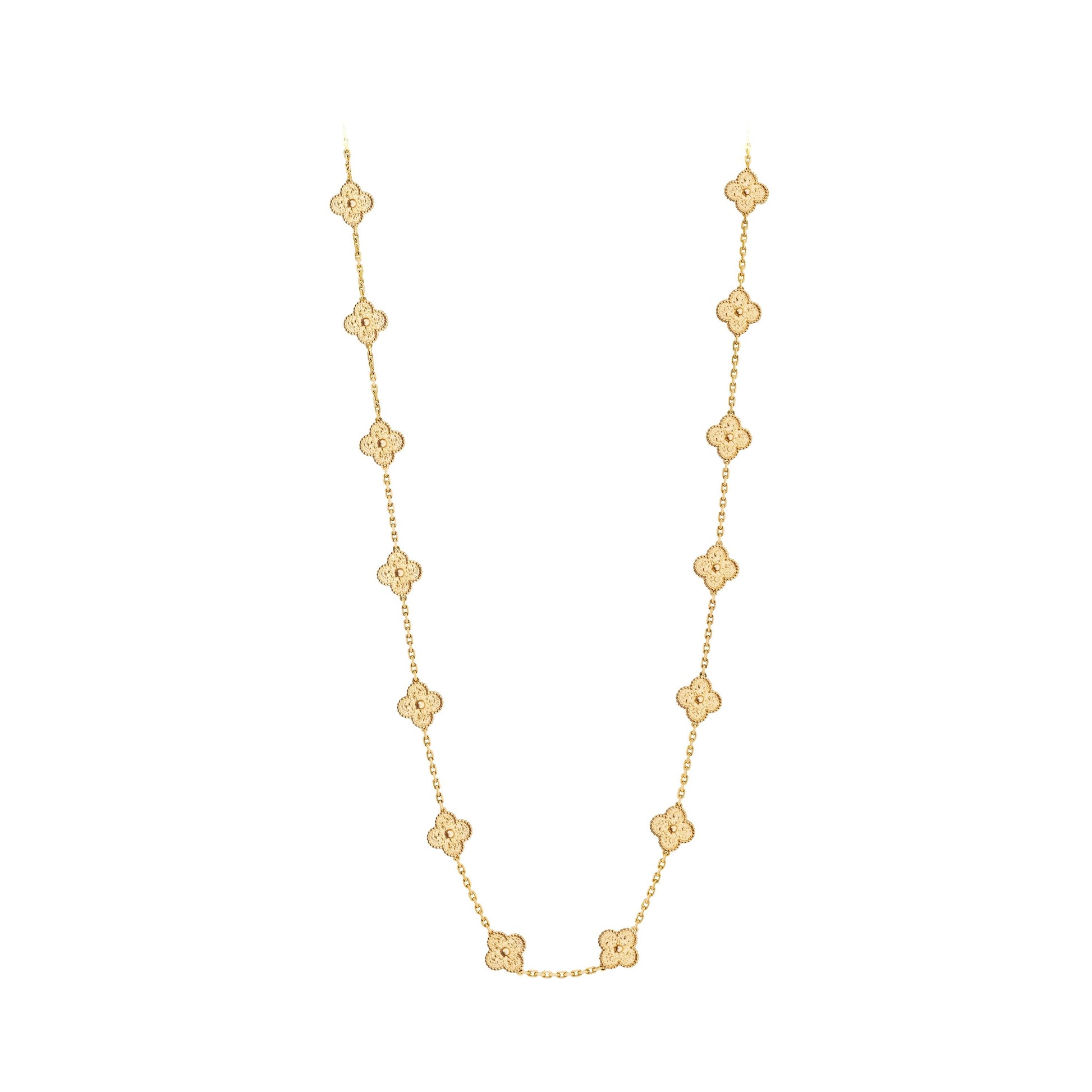Van Cleef & Arpels Vintage Alhambra long necklace, 20 motifs
