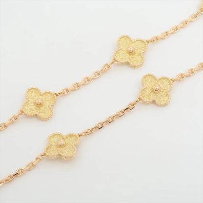 Van Cleef & Arpels Vintage Alhambra long necklace, 20 motifs W/ Service Papers