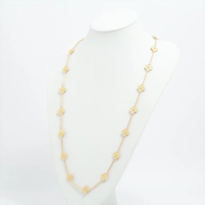 Van Cleef & Arpels Vintage Alhambra long necklace, 20 motifs W/ Service Papers