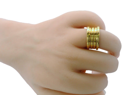 Bvlgari B.zero1 Four-Band Ring in 18 kt yellow gold Size 5