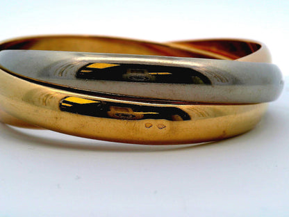 Cartier Trinity Wide Bangle 19 CM