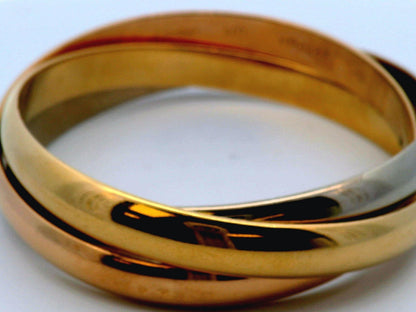 Cartier Trinity Wide Bangle 19 CM