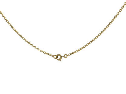 Van Cleef & Arpels 18K Yellow Gold Noeud Papillon Lapis diamond Necklace
