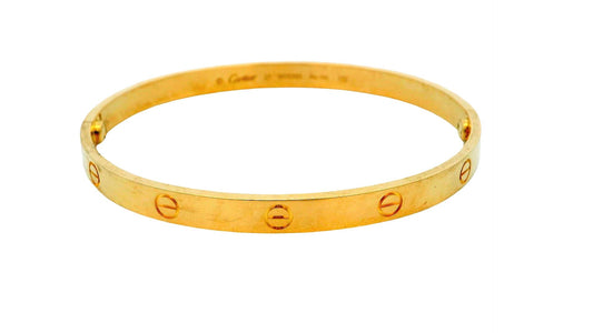 Cartier Love Bracelet 21R scr & Box