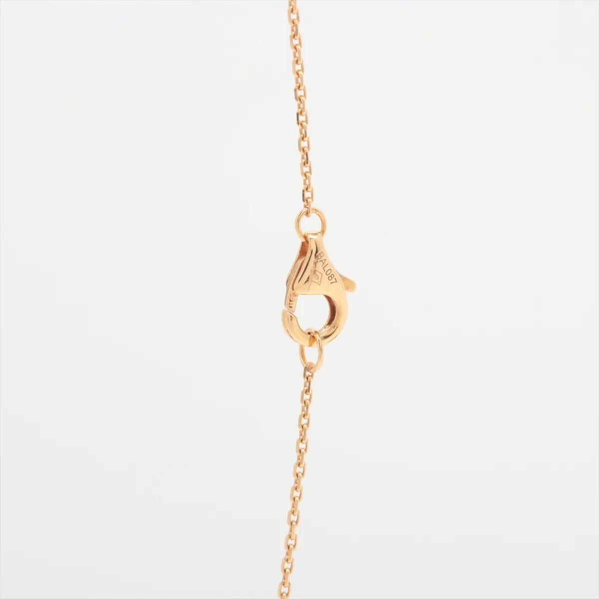Cartier Amulette de Cartier Carnelian diamond 18K Rose Gold Necklace