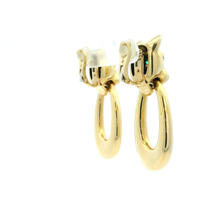 Cartier Panther 18K Yellow Gold Day & Night Ears Door-knockers