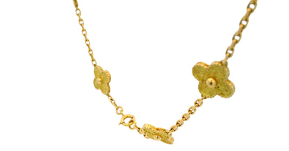 Van Cleef & Arpels Vintage Alhambra necklace, 10 motifs Necklace