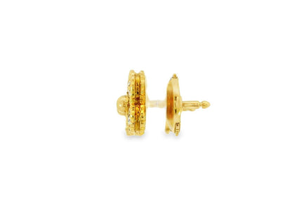 Van Cleef & Arpels Sweet Alahambra Diamond Earrings in 18K Yellow Gold
