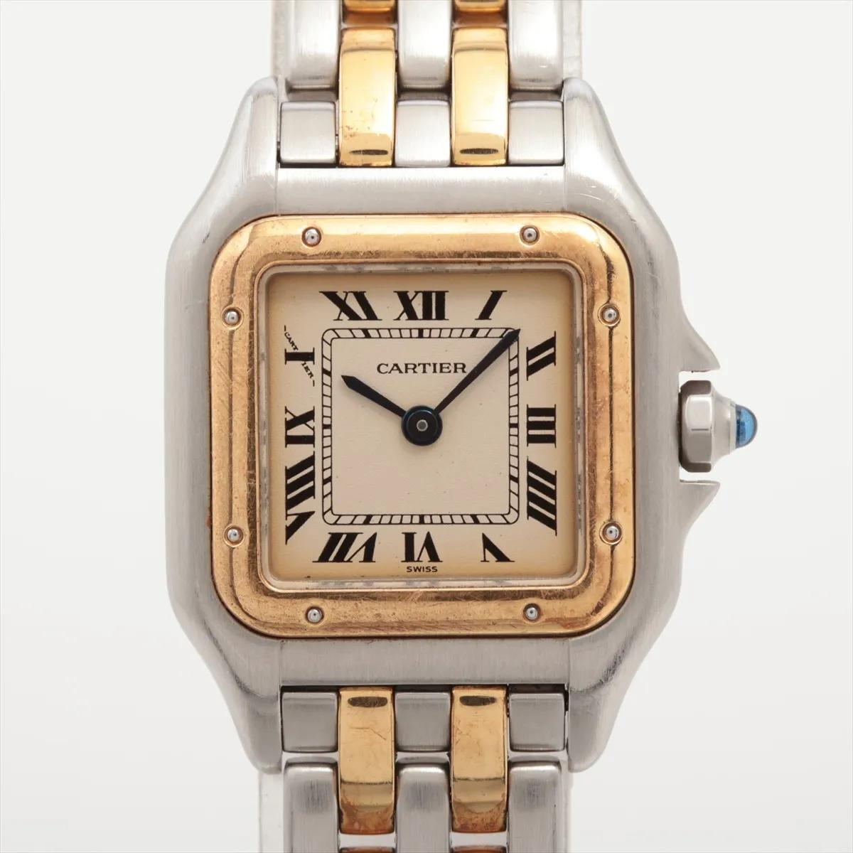 Cartier Panthère W25029B6 Two-Row Ladies Watch Box & Papers