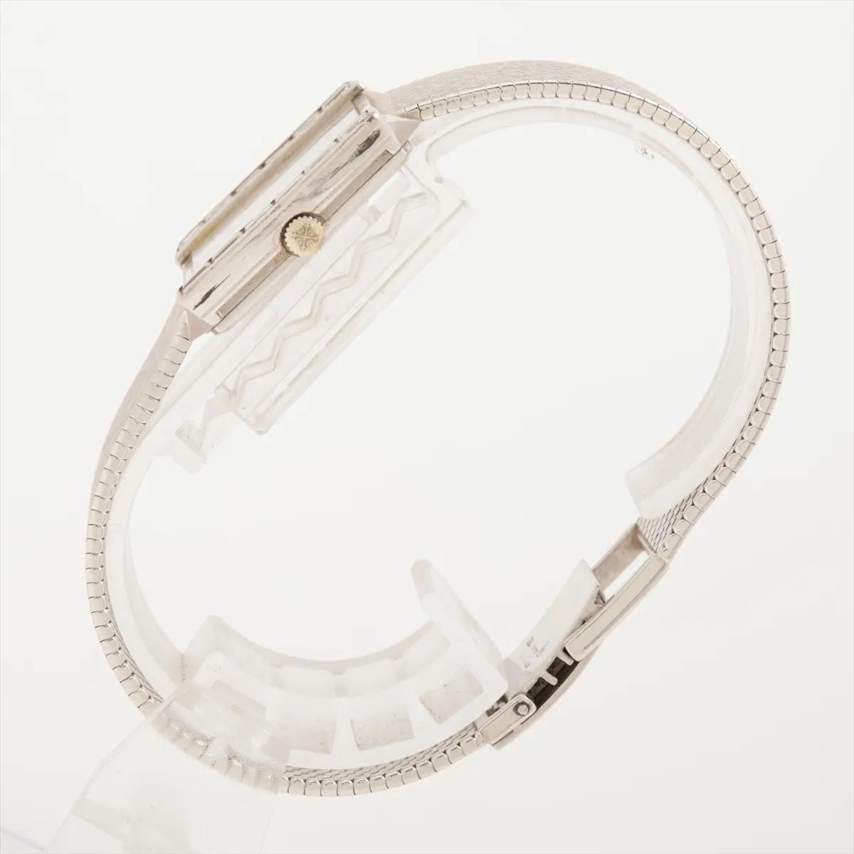 Patek Philippe 3506/3G 18K White Gold Silver Dial Vintage Watch