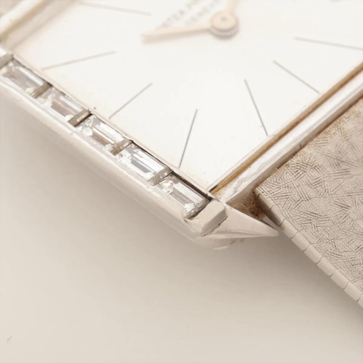 Patek Philippe 3506/3G 18K White Gold Silver Dial Vintage Watch