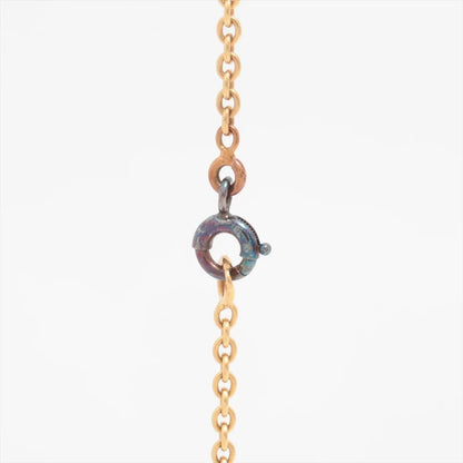 Van Cleef & Arpels 18K Yellow Gold Noeud Papillon Colored stone diamond Necklace