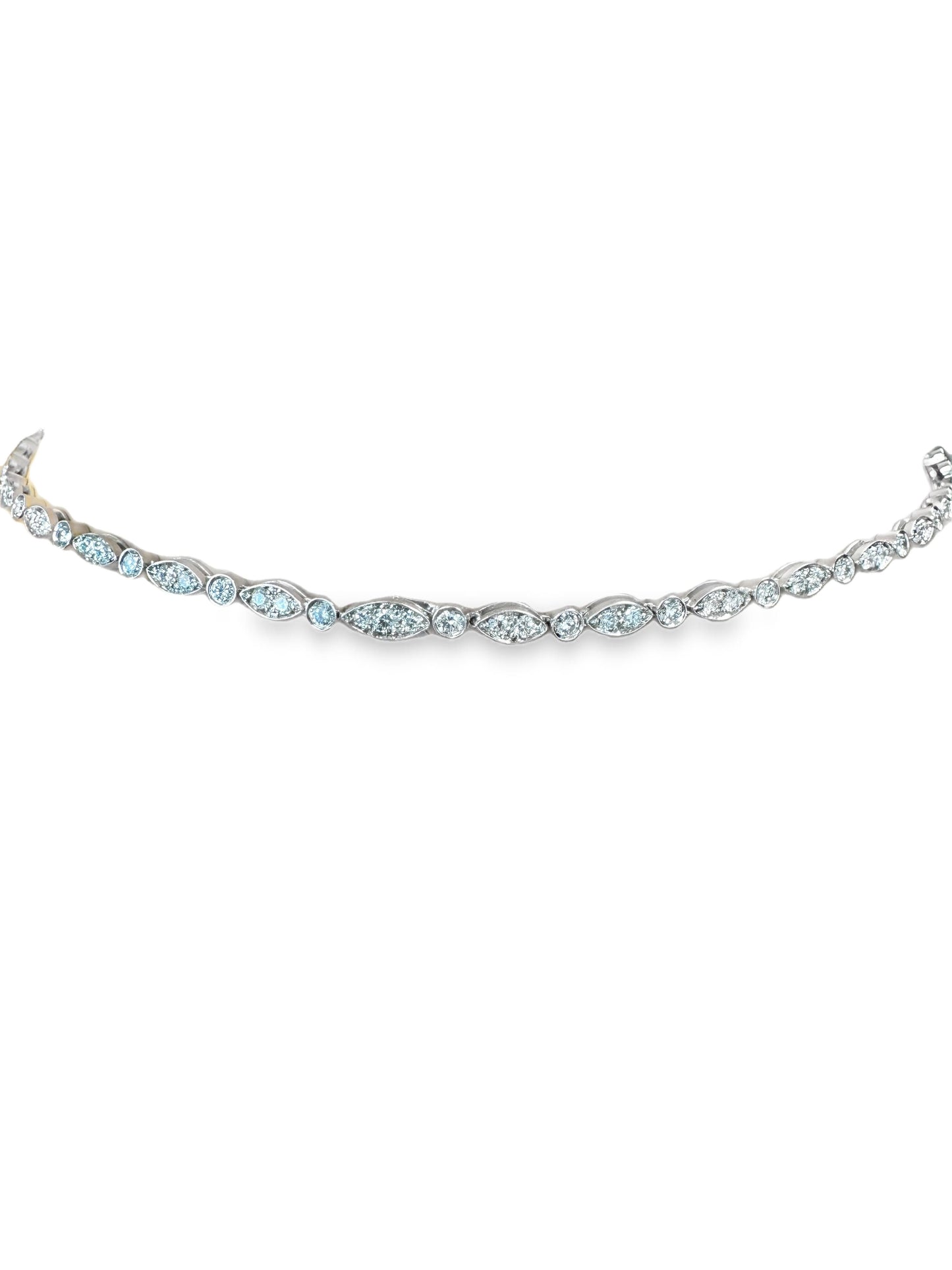 Tiffany & Co. Platinum 11 Rosettes Necklace