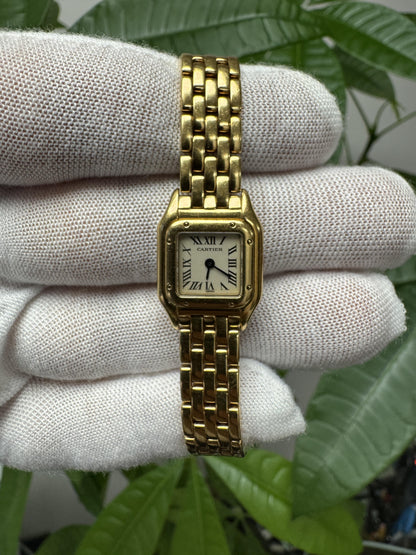 Cartier Panthere Mini W25034B9 18K Yellow Gold Ladies Watch