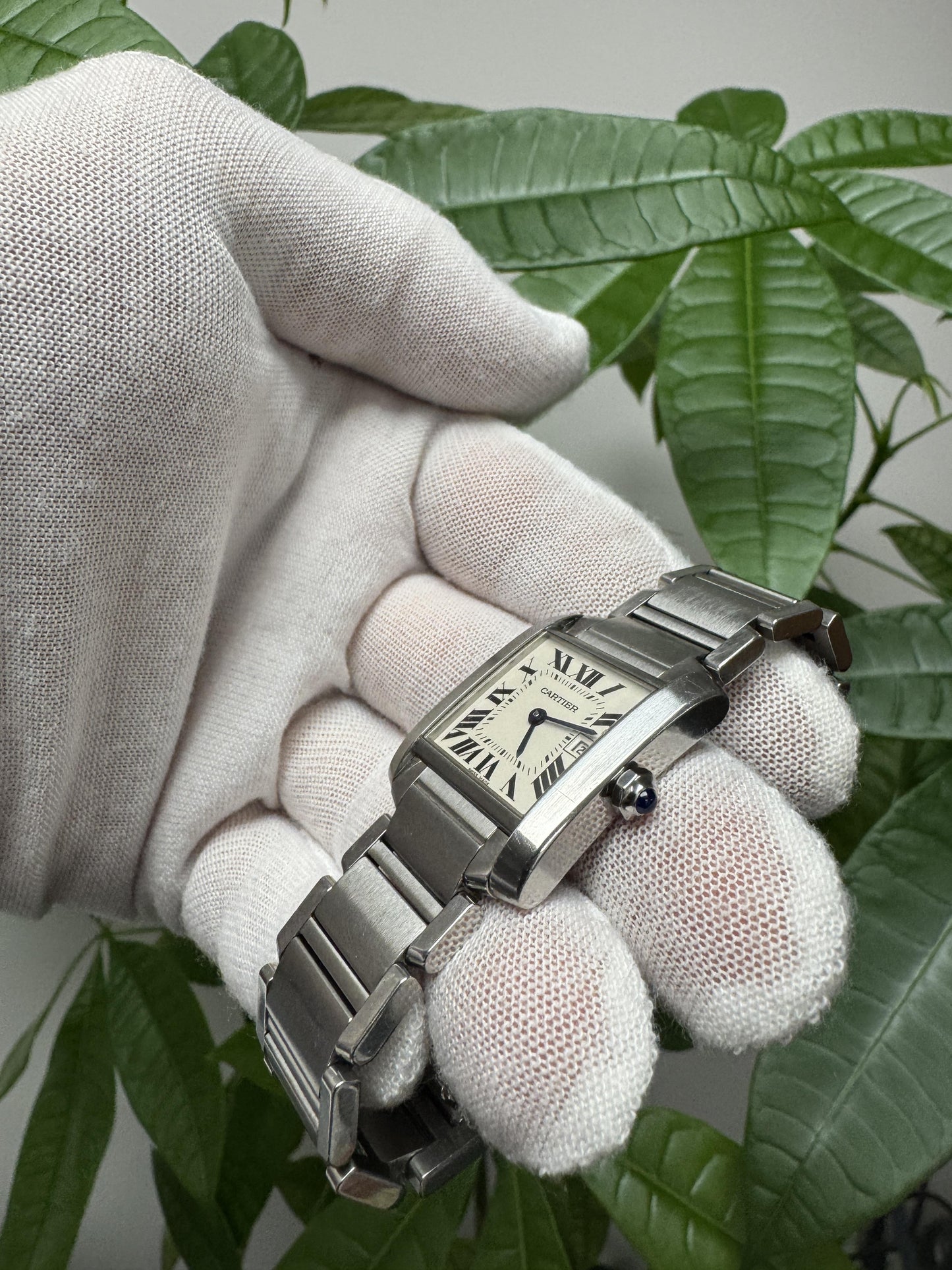 Cartier Tank Francaise W51011Q3 Midsize Steel Ladies Watch